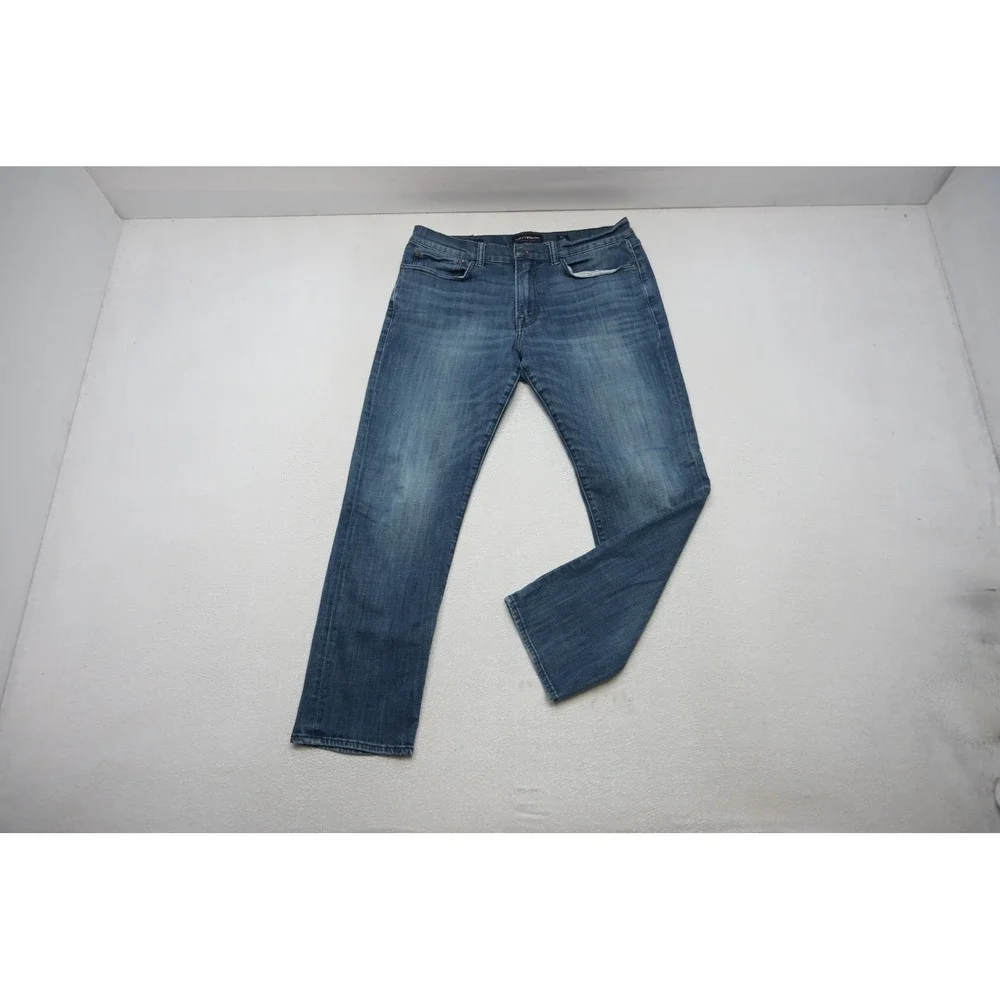 Lucky Brand 121 Slim Jeans Mens‎ 34x30 Blue Medium Wash Stretch Denim Excellent